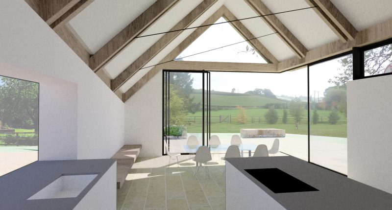 Thatched Farmhouse Extension Interior 1