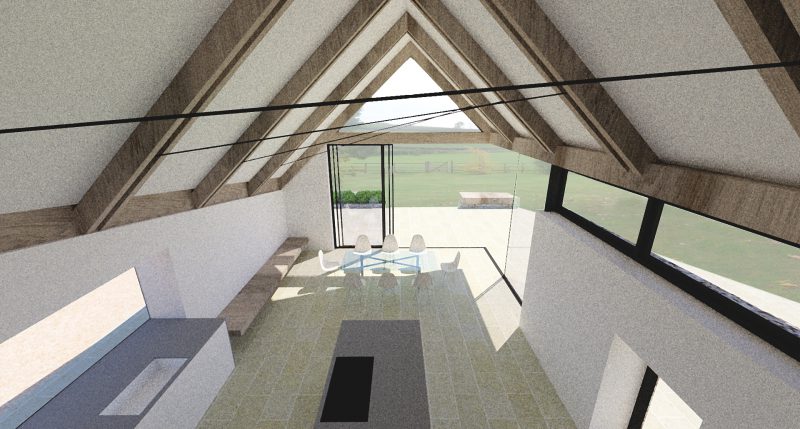 Thatched Farmhouse Extension Interior 2