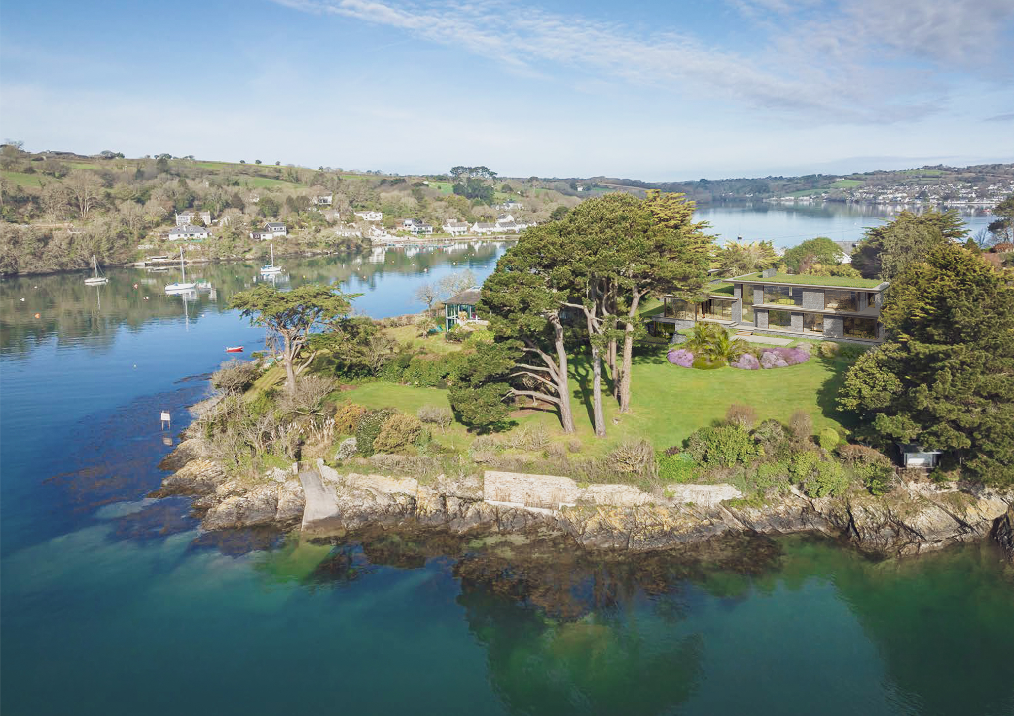 New Replacement Dwelling in Restronguet Point, Cornwall