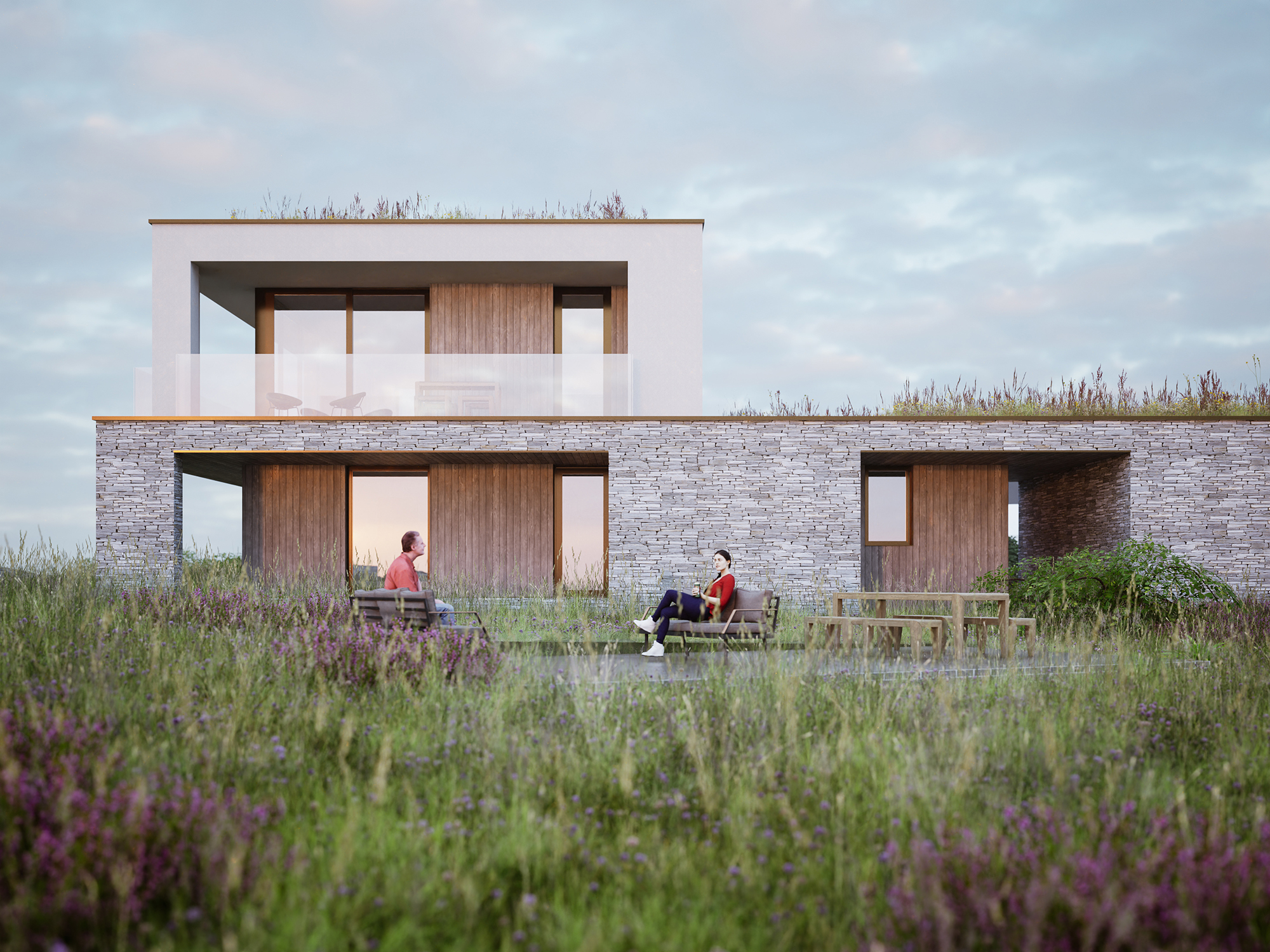 Replacement dwelling in Anglesey North Wales