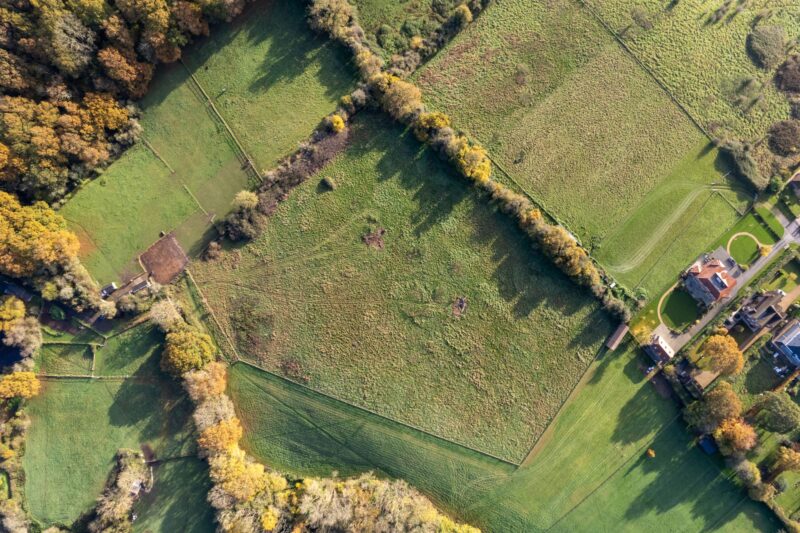 Bird's Eye View of isolated plot that qualified for NPPF HO11 (e) consideration.